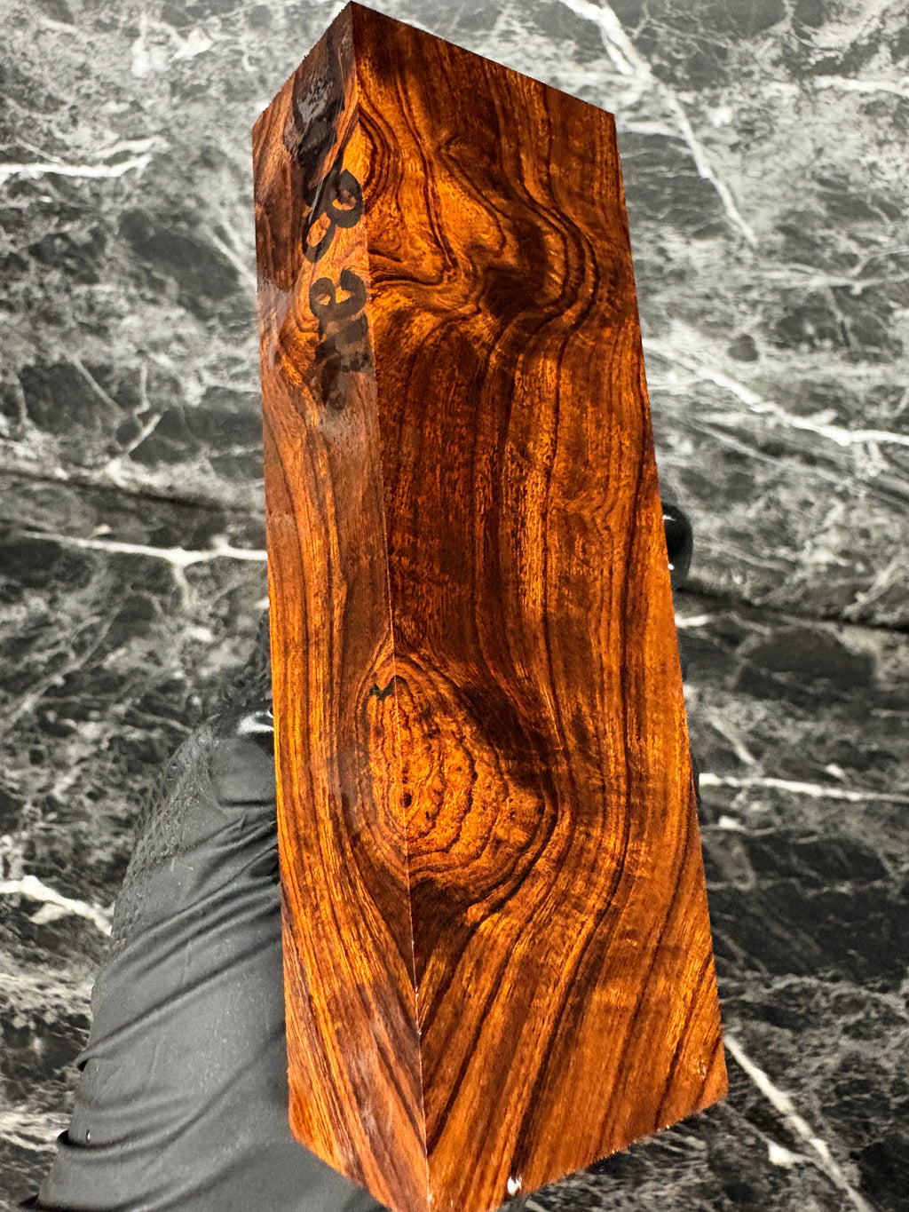 Ironwood Burl Block IWB216 - 5.35 x 1.8 x 1.18”