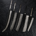 76 Layer Japanese Damascus Knife Blanks - Set of 5