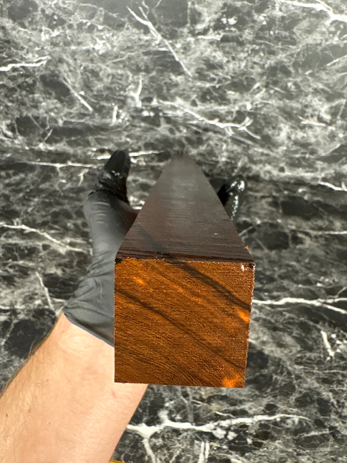 Mastergrade Instrument Quality Turning Pool Cue Desert Ironwood IWBF504 - 30 x 1.5 x 1.55-1.42”
