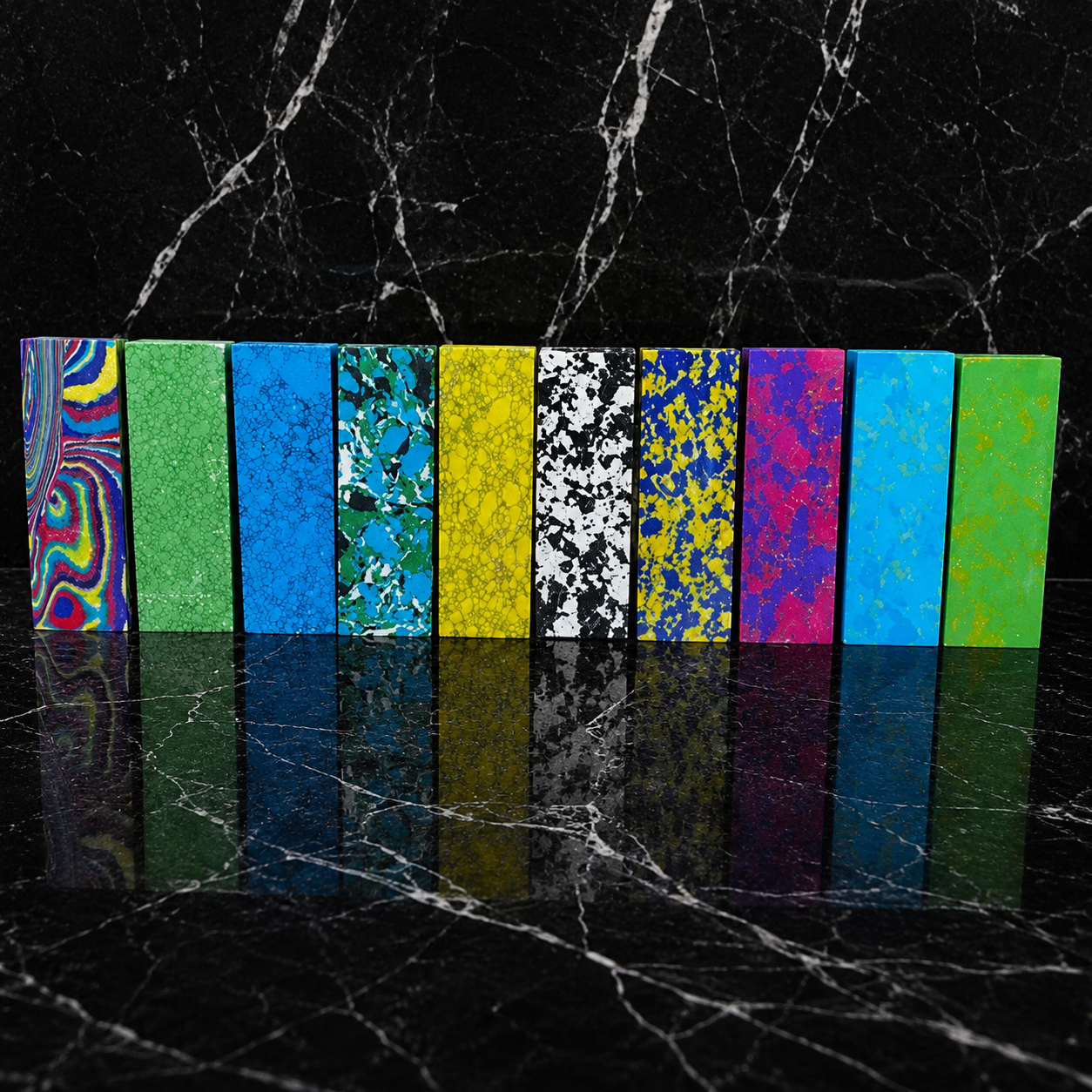 Reconstituted Stone Knife Blocks- 10 Colors to choose from