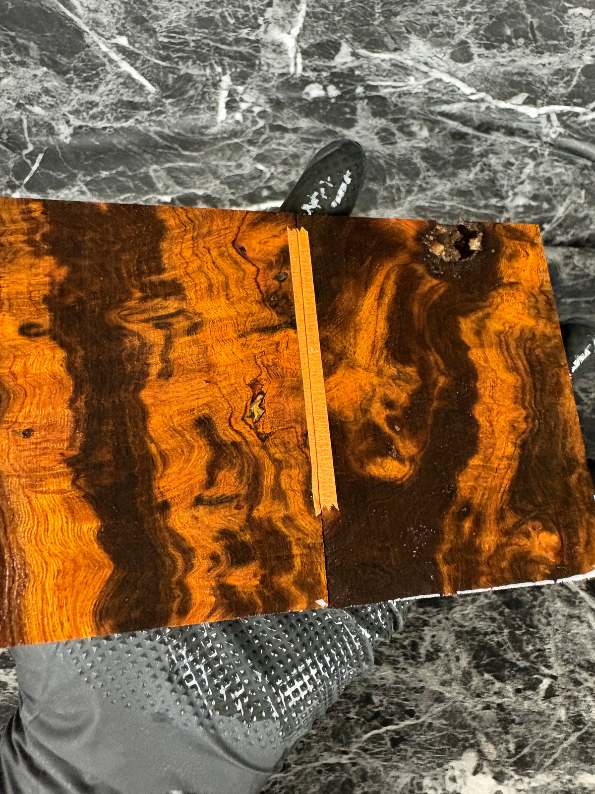 Ironwood Burl Scales IWS308 - 4 x 3 x .7” Pistol Grip