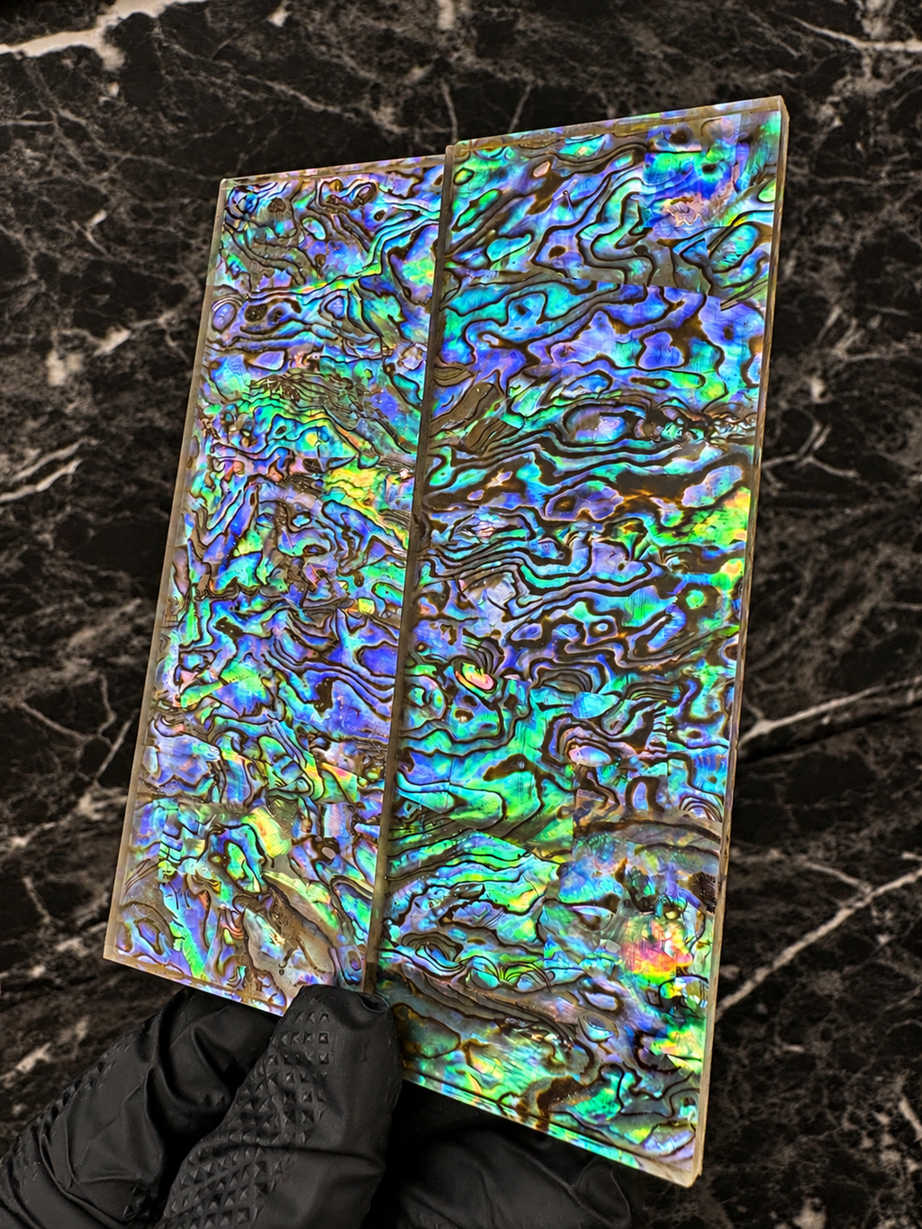 Abalone Shell Scales - 5.5 x 2 x .22”