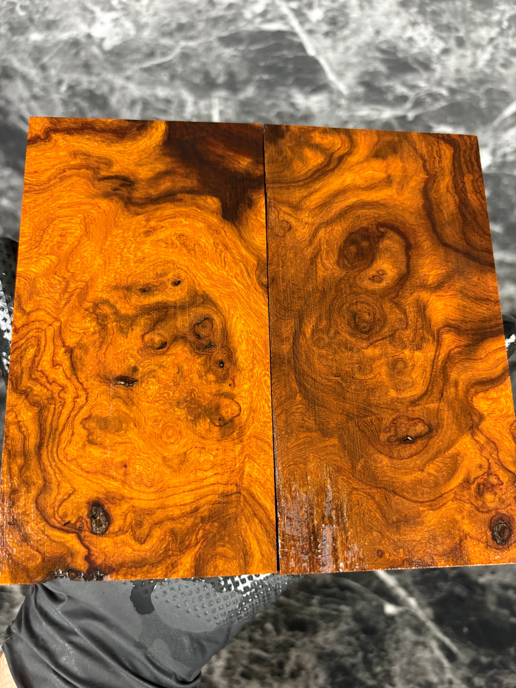 Ironwood Burl Scales IWS304 - 5.7 x 3 x .8” Pistol Grip