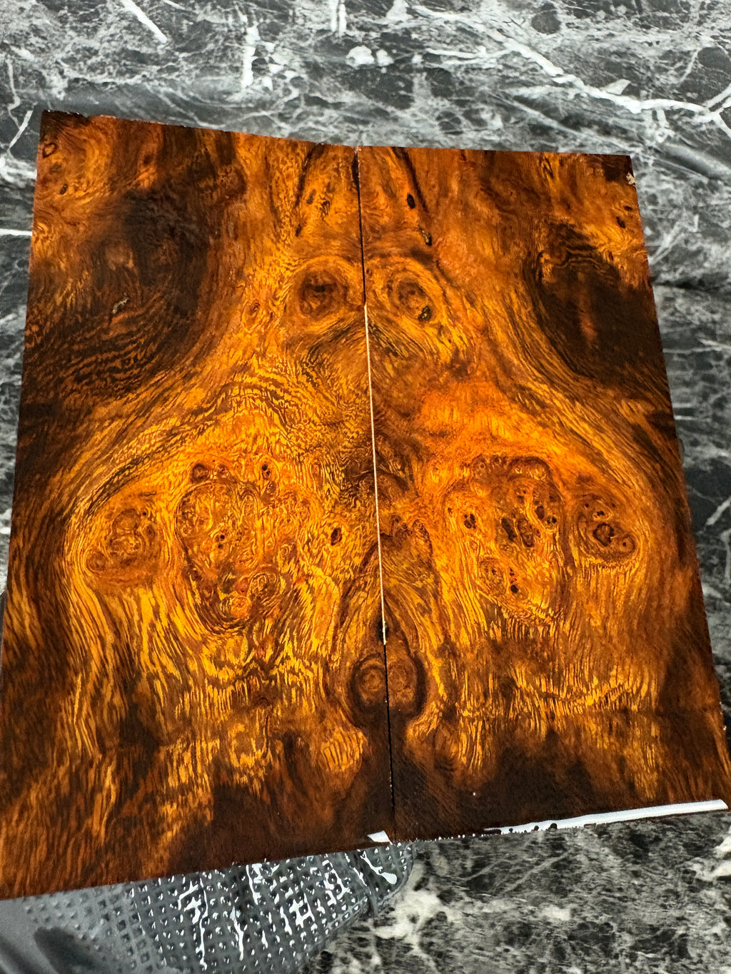 Ironwood Burl Scales IWS307 - 5 x 2.7 x .62” Pistol Grip