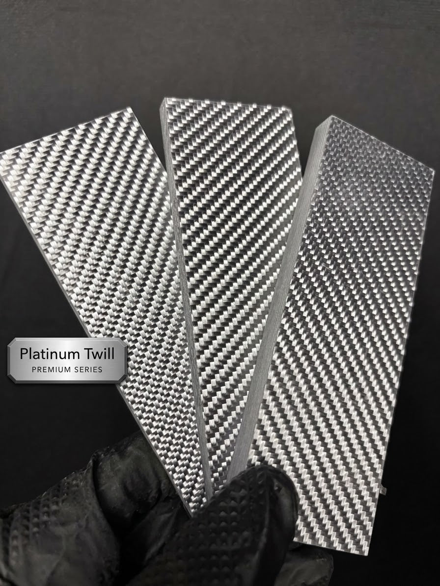 Carbon Fiber Twill Scales & Blocks (1Pc)