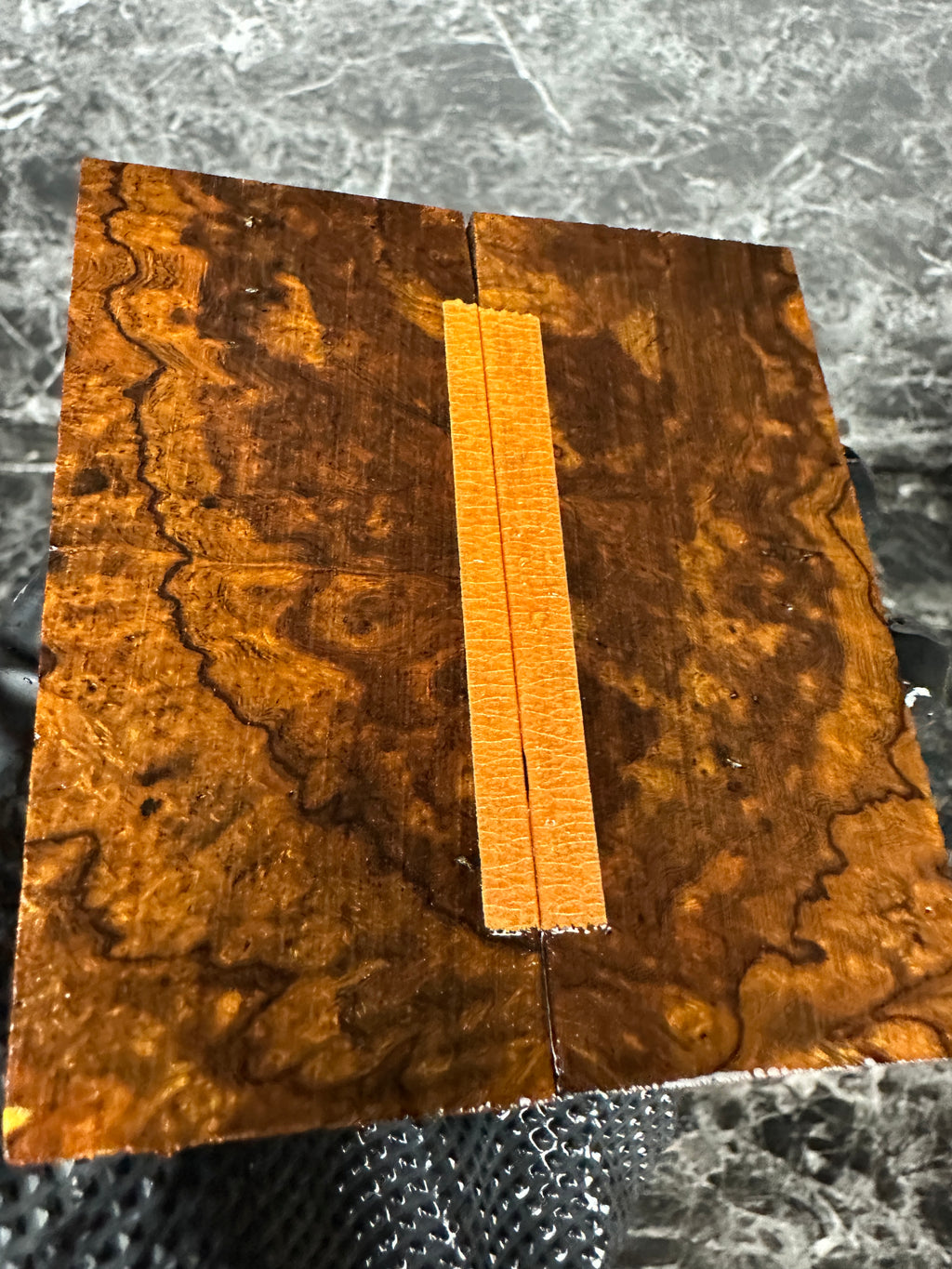 Ironwood Burl Folding Knife Scales IWF109 - 3.5 x 1.62 x .27”