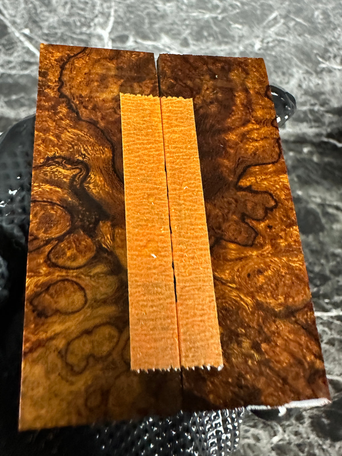 Ironwood Burl Folding Knife Scales IWF110 - 3.25 x 1.15 x .12”