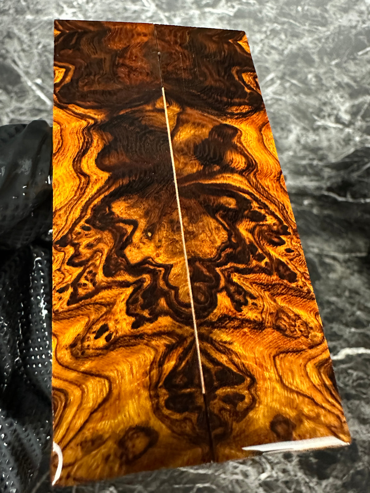 Ironwood Burl Folding Knife Scales IWF111 - 4.15 x 1.1 x .14”