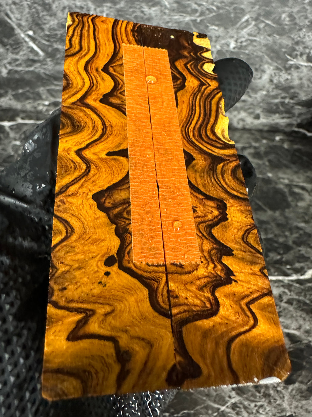 Ironwood Burl Folding Knife Scales IWF112 - 4.5 x 1 x .14”