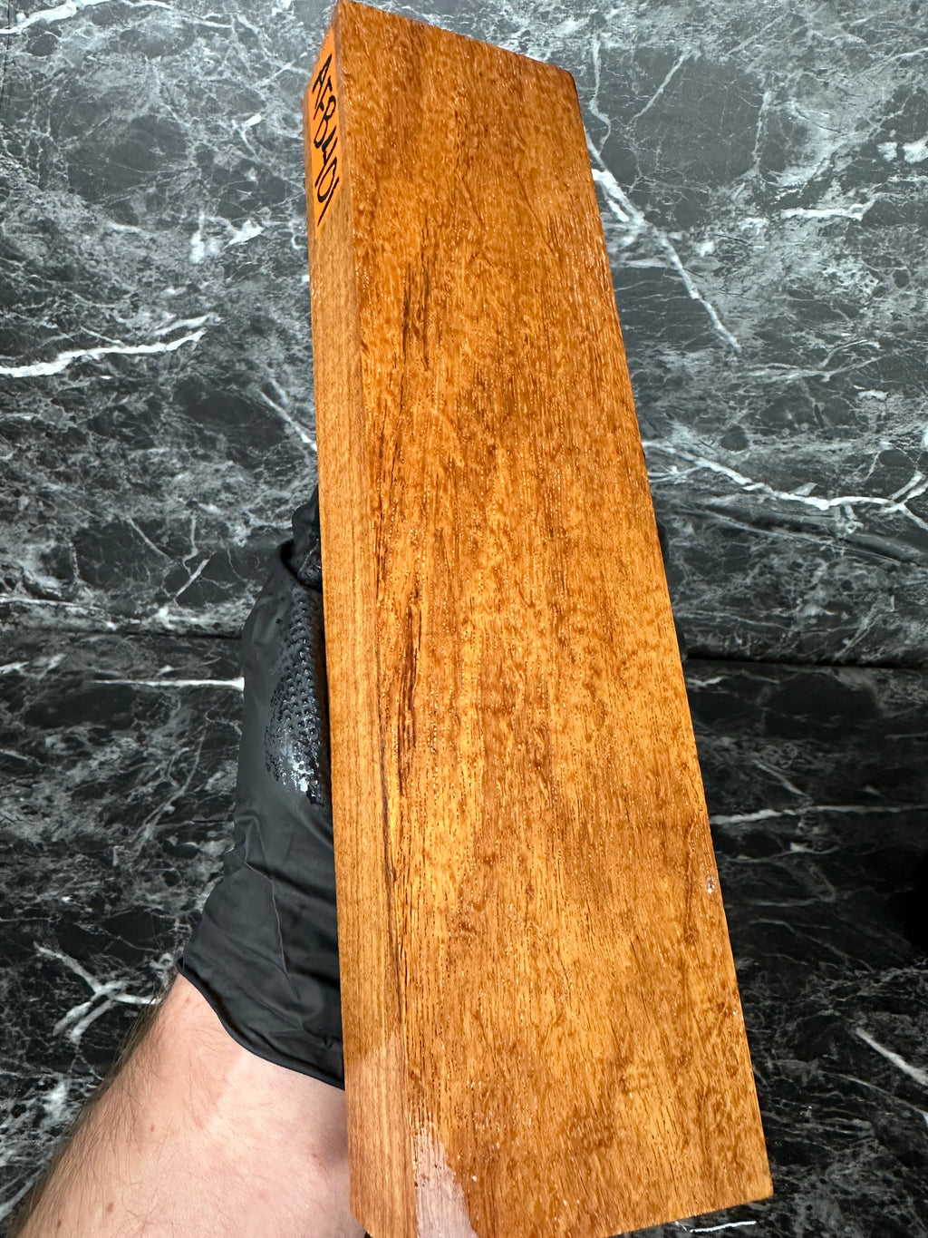 Afzelia Block AFB401 - 12 x 3.1 x 1.5”