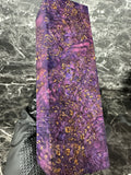 Dyed Black Ash Burl Block BABD121 - 6 x 2 x 1.45”