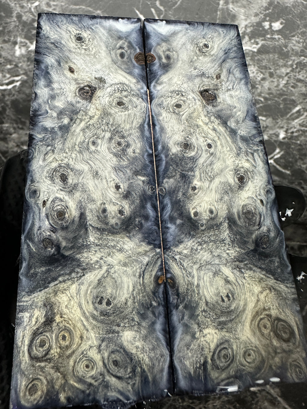Buckeye Dyed Burl Scales BYSD119 - 5.75 x 1.8 x .4”