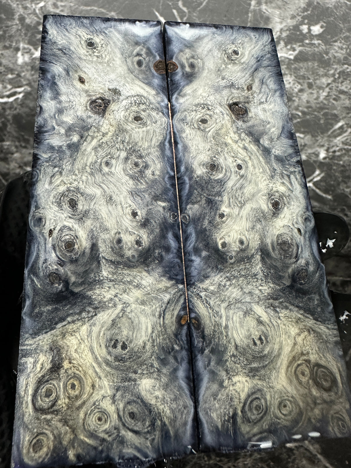 Buckeye Dyed Burl Scales BYSD119 - 5.75 x 1.8 x .4”