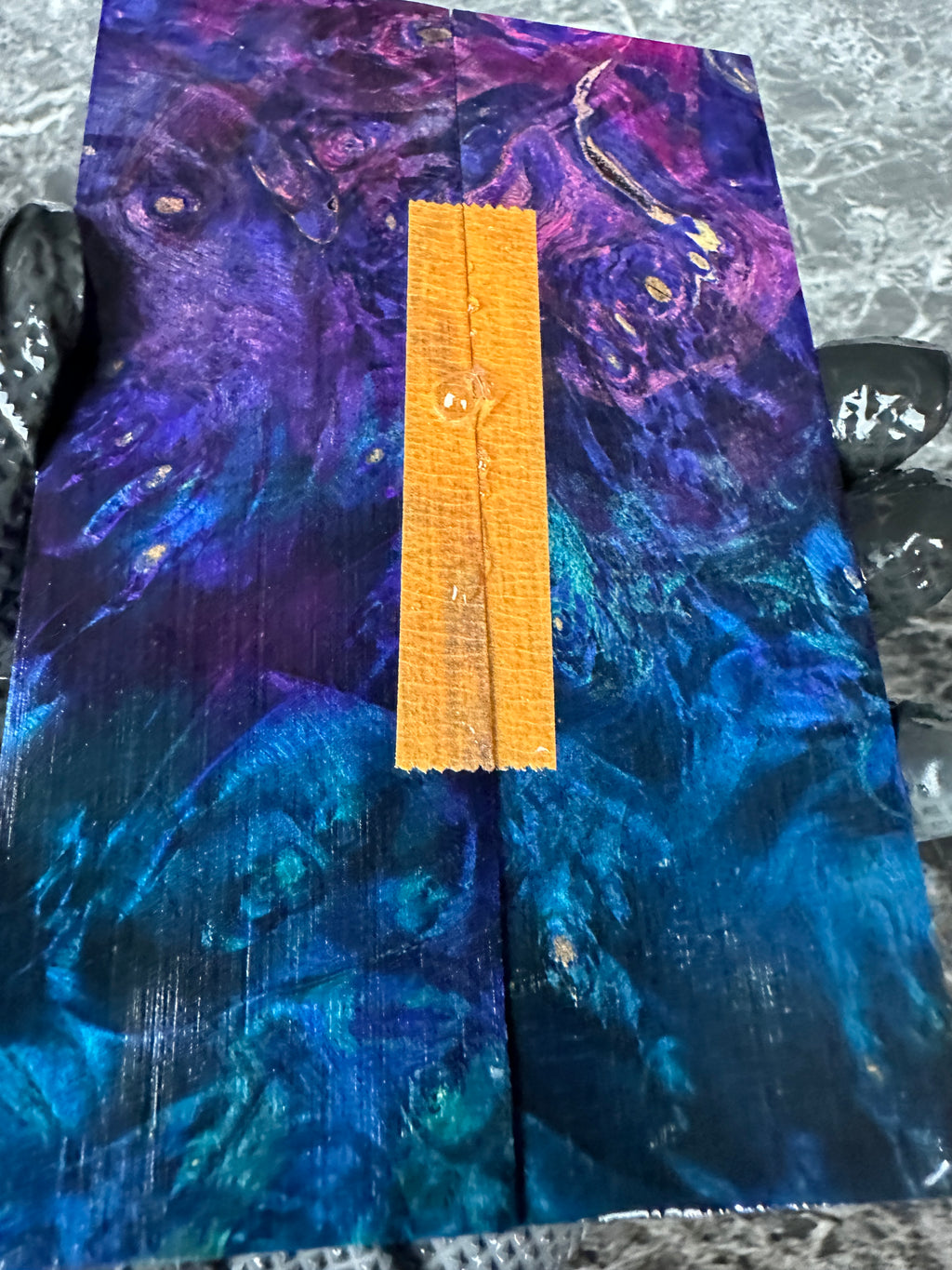 Buckeye Dyed Burl Scales BYSD189 - 5.62 x 1.8 x .4”