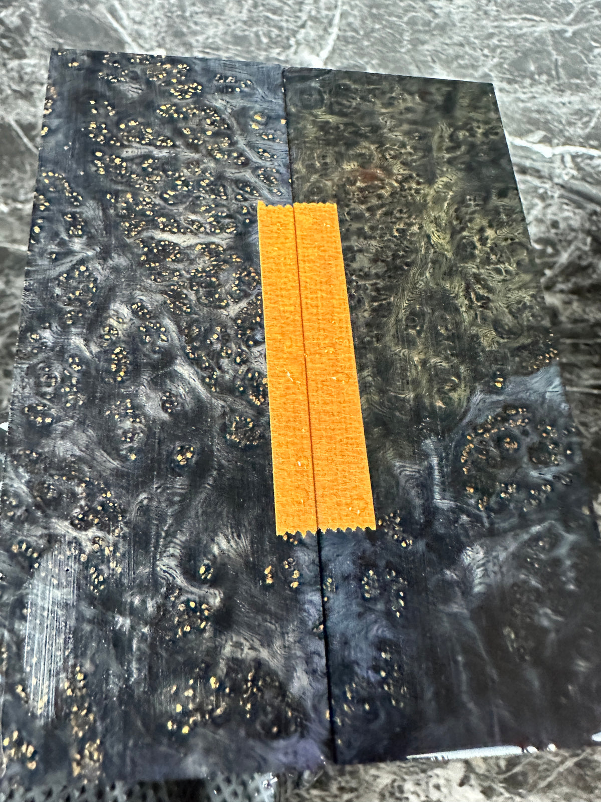 Dyed Amboyna Burl Scales AMSD100 - 5.1 x 2 x .4”