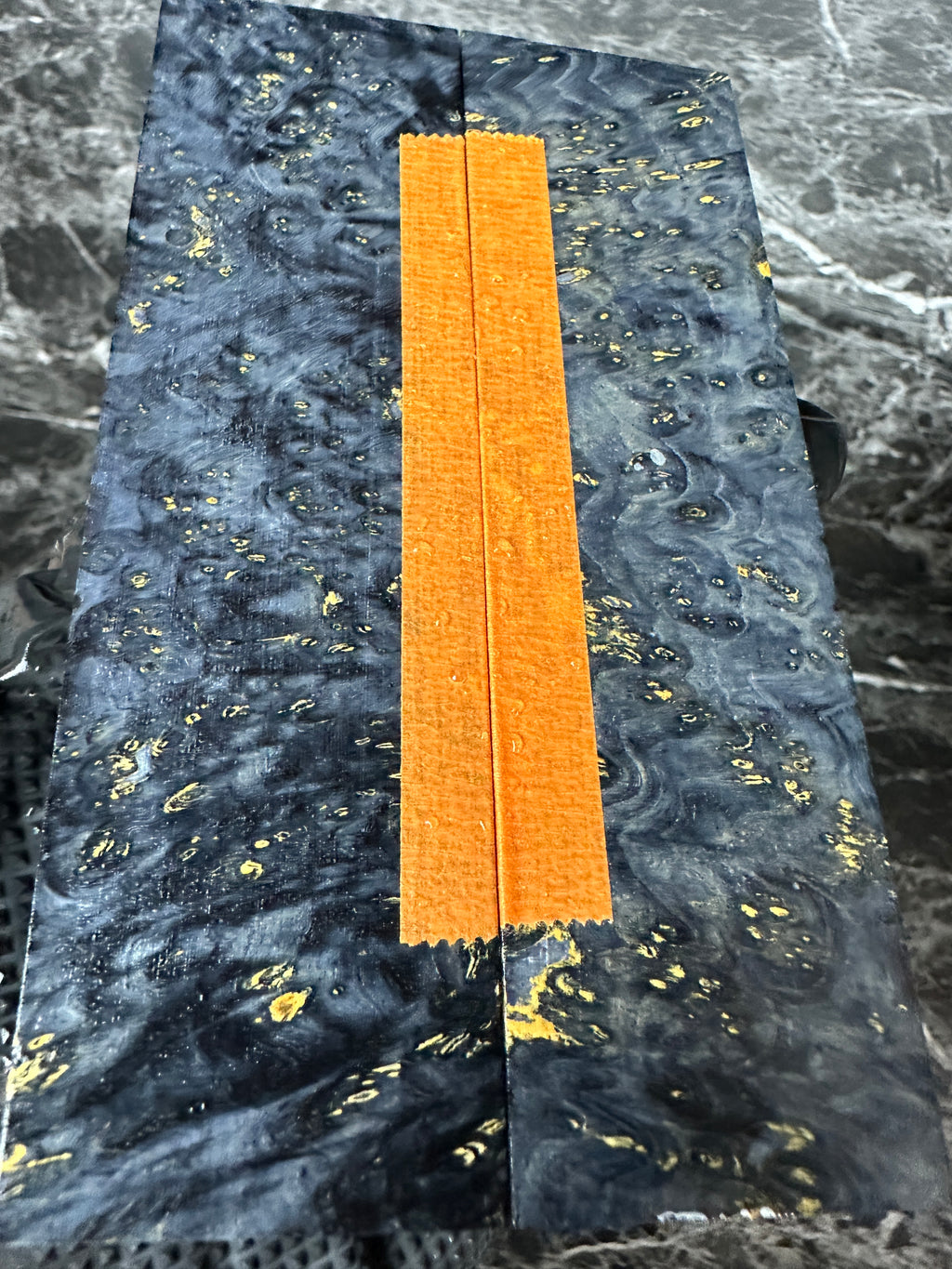 Boxelder Dyed Burl Scales BXSD103 - 5.65 x 1.6 x .33”