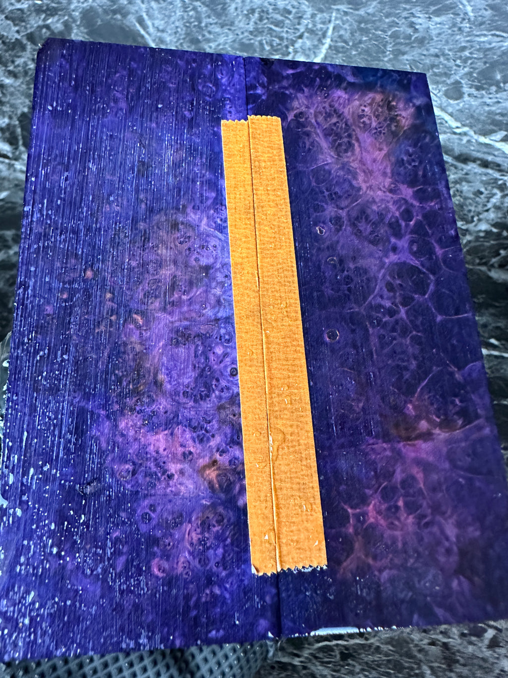 Boxelder Dyed Burl Scales BXSD110 - 5.75 x 2.25 x .39”
