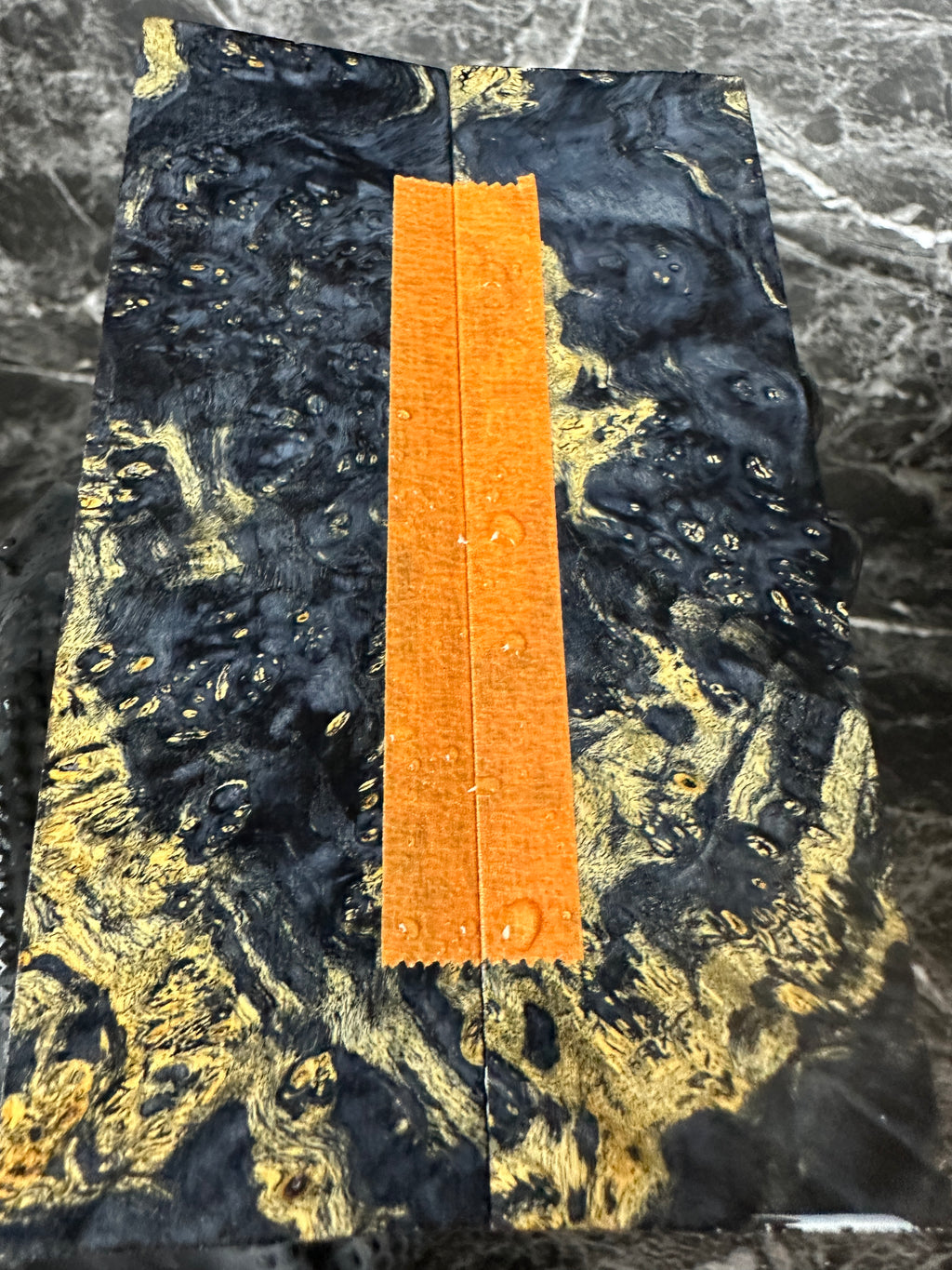 Boxelder Dyed Burl Scales BXSD111 - 5.35 x 1.62 x .37”