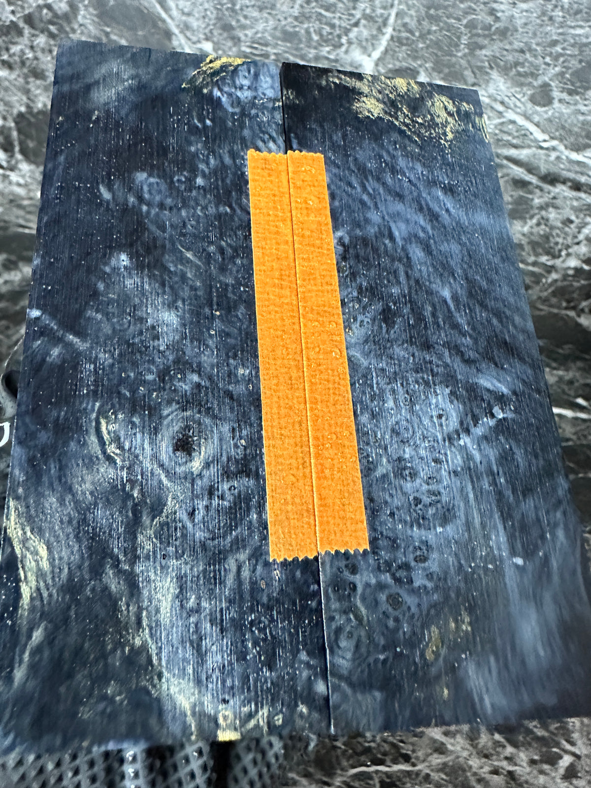Boxelder Dyed Burl Scales BXSD119 - 5.15 x 1.95 x .4”