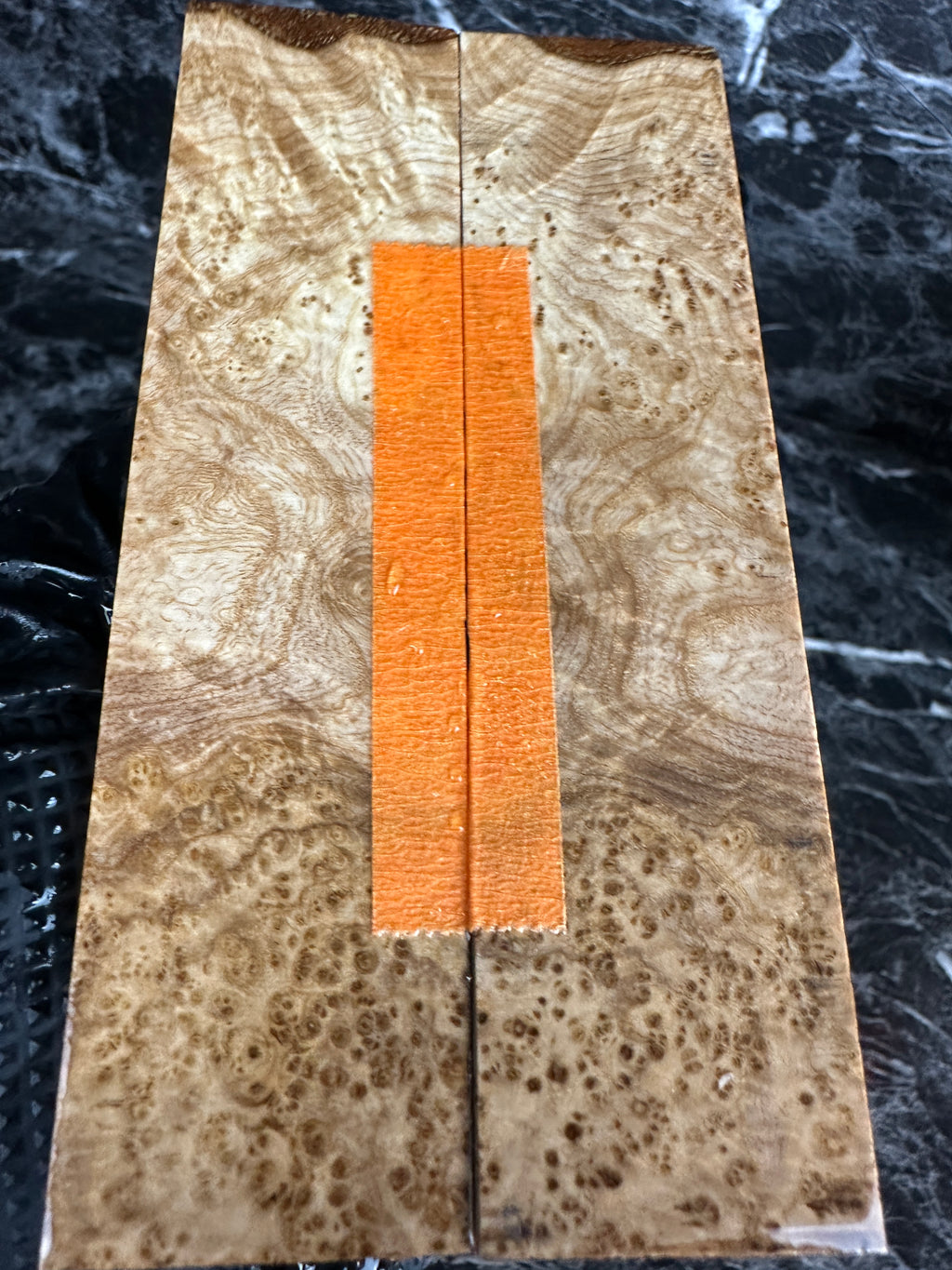 Black Ash Burl Folding Knife Scales BAF109 - 5.1 x 1.25 x .13”