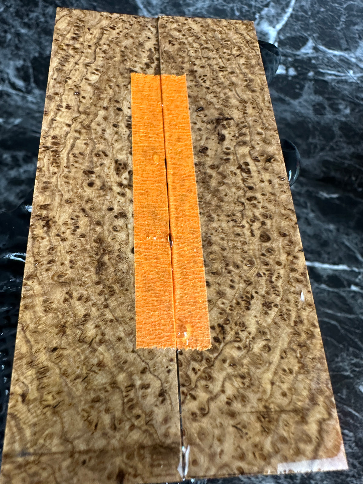 Black Ash Burl Folding Knife Scales BAF113 - 5.1 x 1.25 x .13”