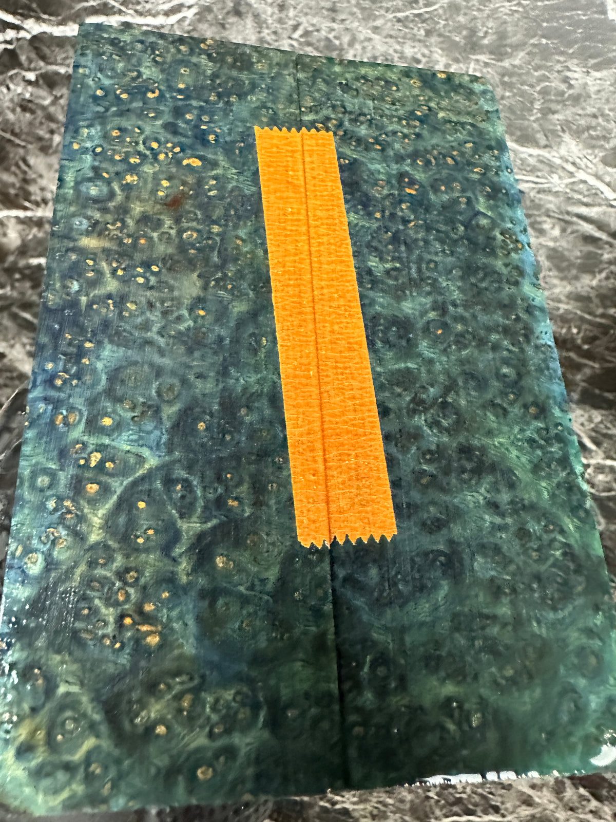 Dyed Amboyna Burl Scales AMSD113 - 5.75 x 1.95 x .35”