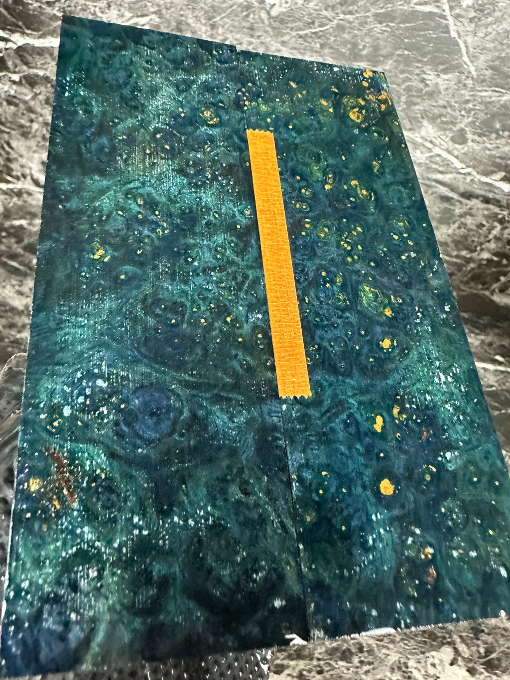 Dyed Amboyna Burl Scales AMSD119 - 5.85 x 2 x .32”