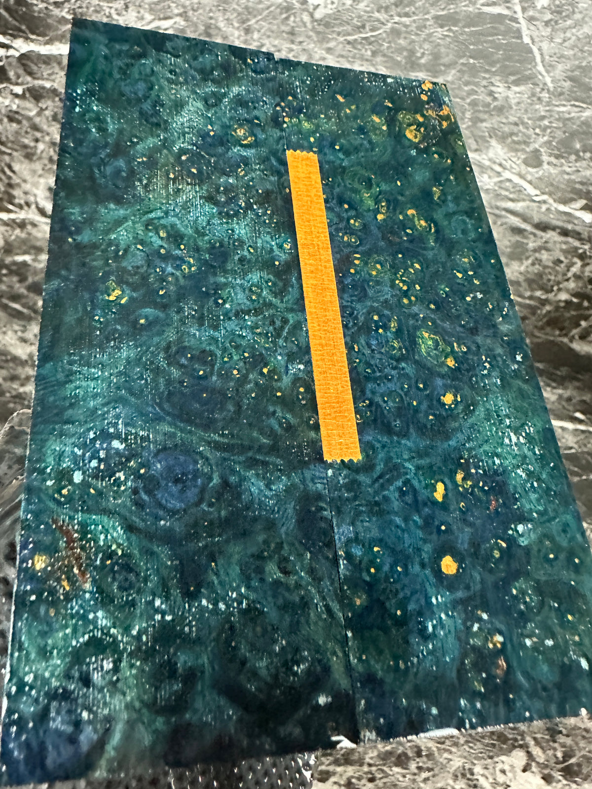 Dyed Amboyna Burl Scales AMSD119 - 5.85 x 2 x .32”