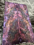 Dyed Amboyna Burl Scales AMSD130 - 5.9 x 1.9 x .37”