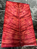 Dyed Amboyna Burl Scales AMSD141 - 5.75 x 1.8 x .36”
