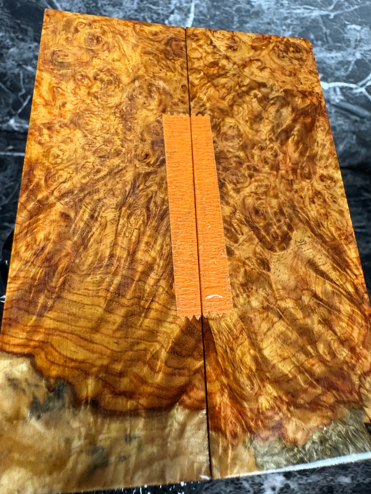 Amboyna Burl Scales AMS121 - 5.45 x 1.95 x .4”