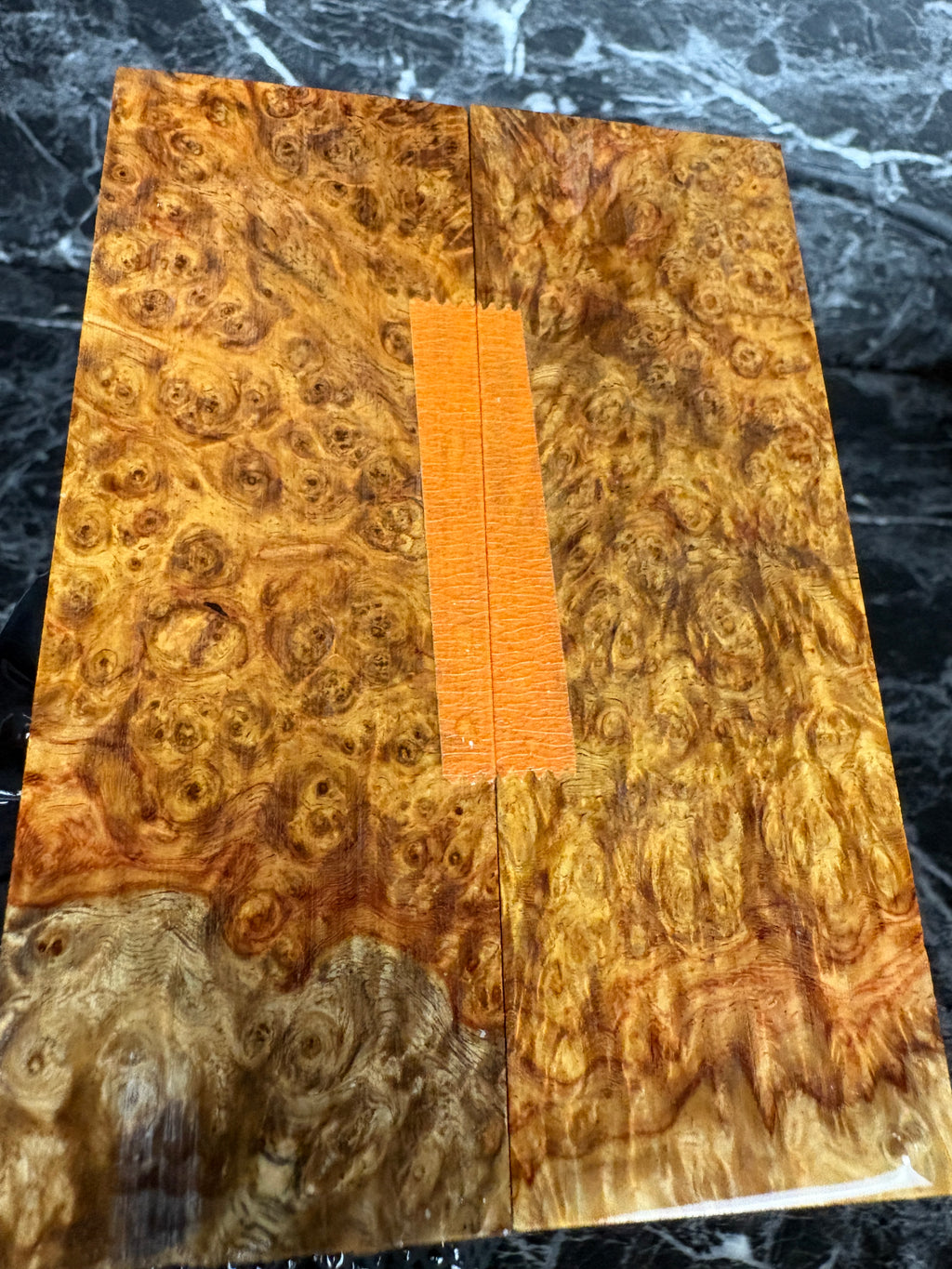 Amboyna Burl Scales AMS129 - 5.45 x 1.9 x .4”