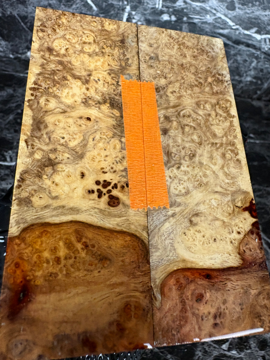 Amboyna Burl Scales AMS143 - 5.3 x 1.85 x .4”