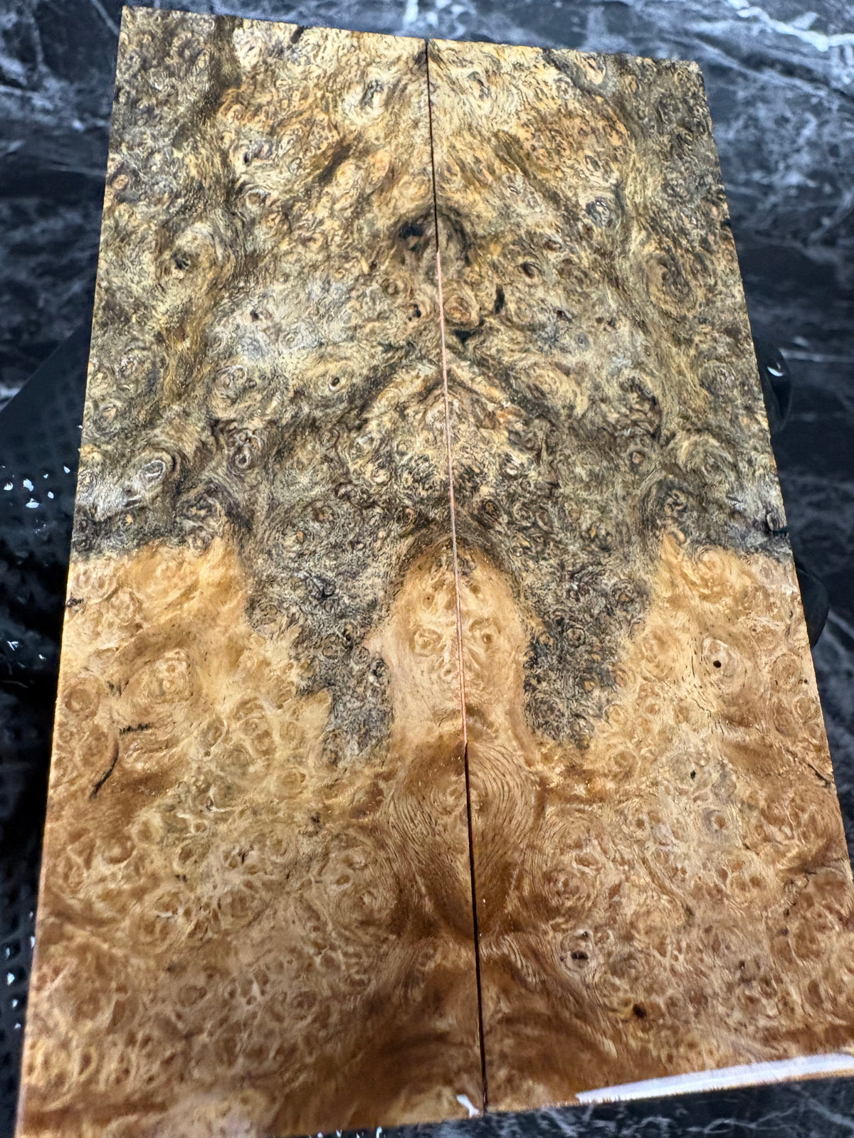 Amboyna Burl Scales AMS145 - 5.1 x 1.6 x .4”