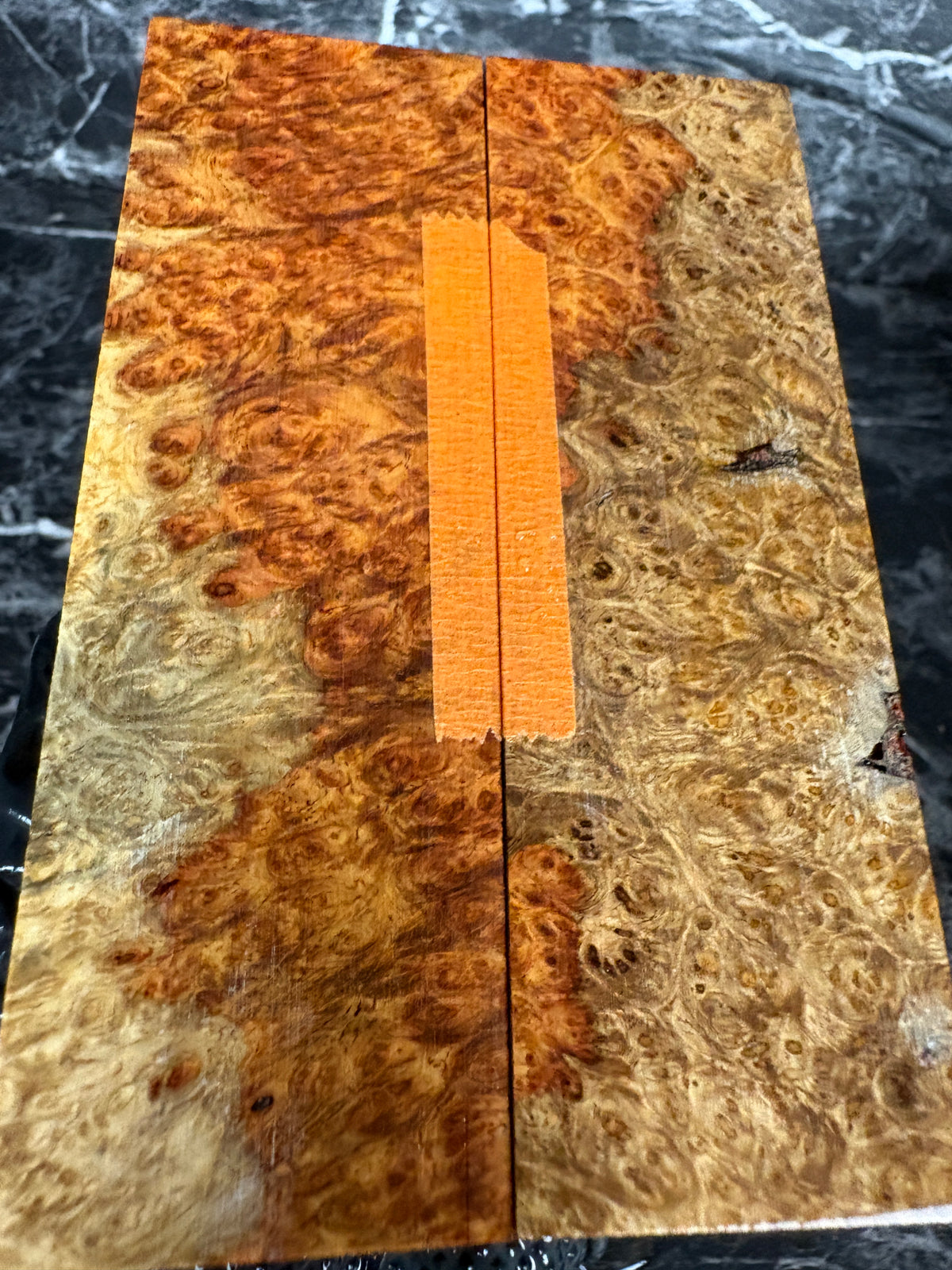 Amboyna Burl Scales AMS155 - 5.1 x 1.65 x .4”