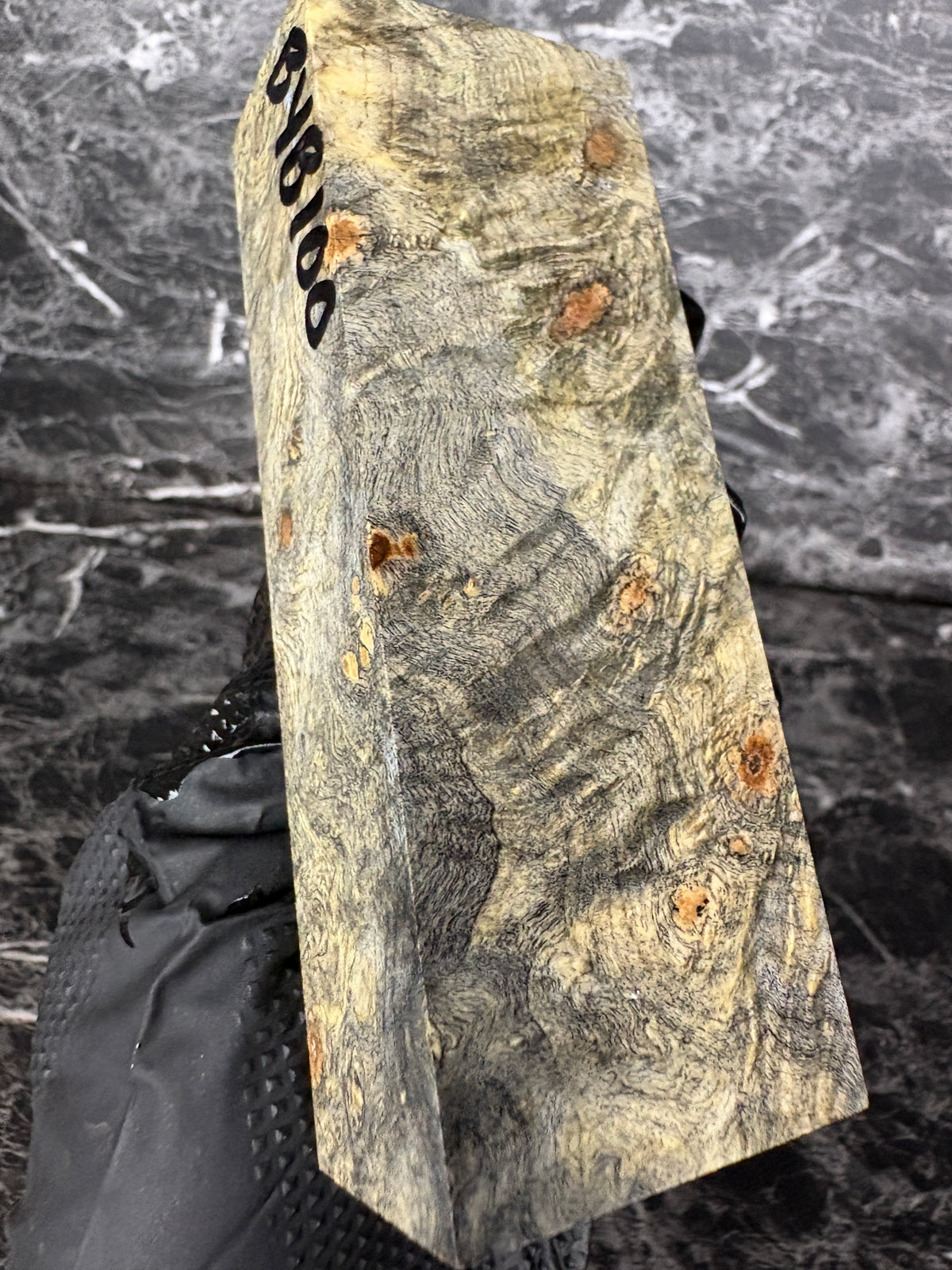 Buckeye Burl Block BYB100 - 5.15 x 1.9 x 1.3”