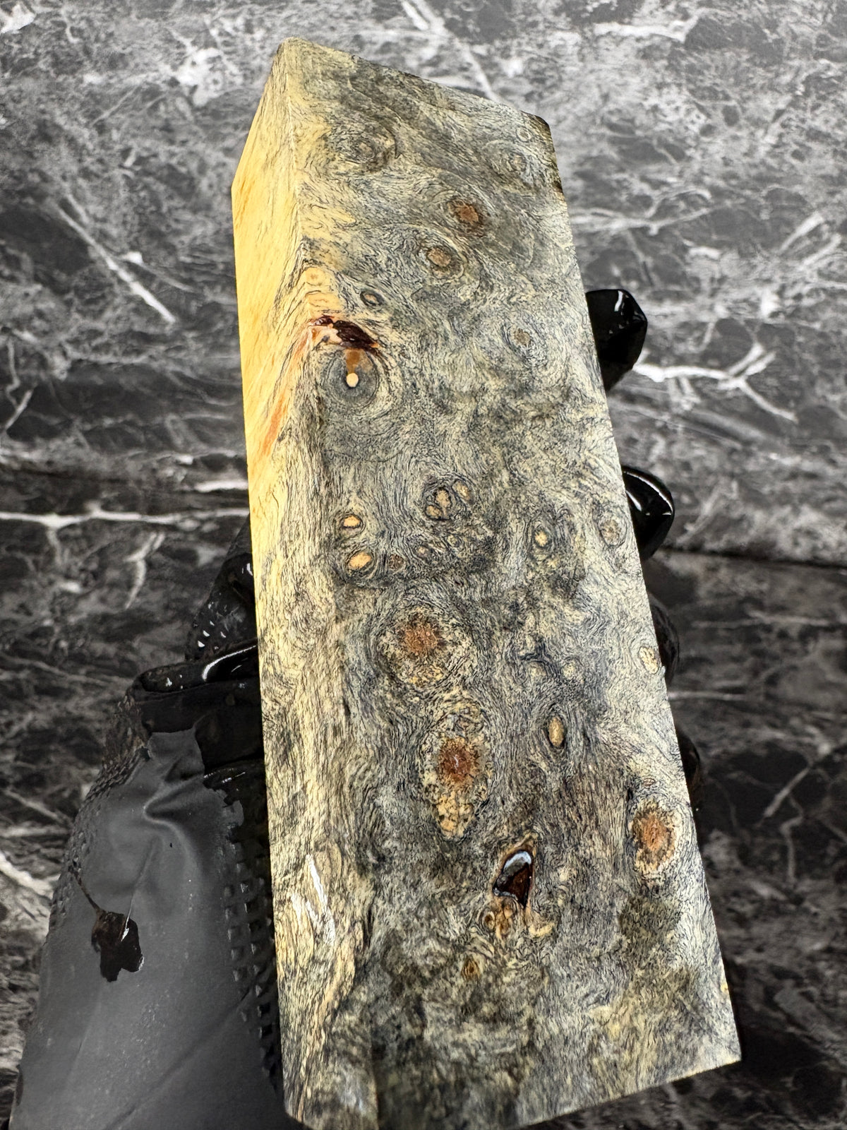 Buckeye Burl Block BYB104 - 5.5 x 1.8 x 1.18”