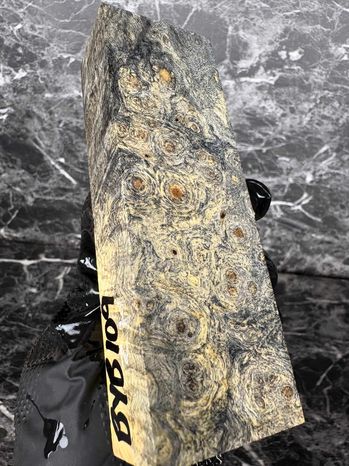 Buckeye Burl Block BYB109 - 5.5 x 1.75 x 1.18”