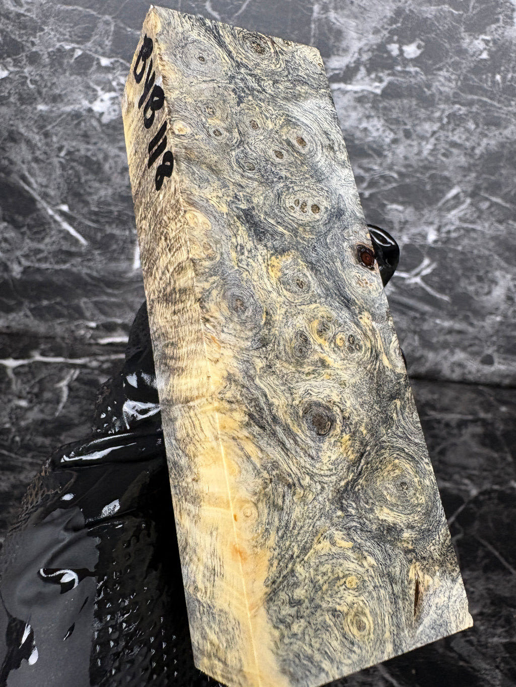 Buckeye Burl Block BYB118 - 5.5 x 1.8 x 1.25”
