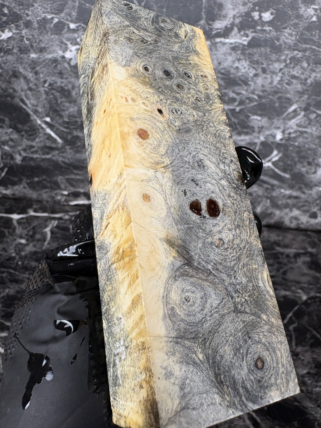 Buckeye Burl Block BYB118 - 5.5 x 1.8 x 1.25”