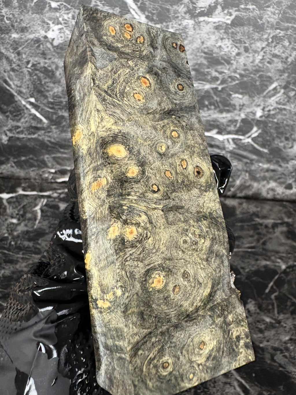 Buckeye Burl Block BYB156 - 5 x 1.75 x 1.2”
