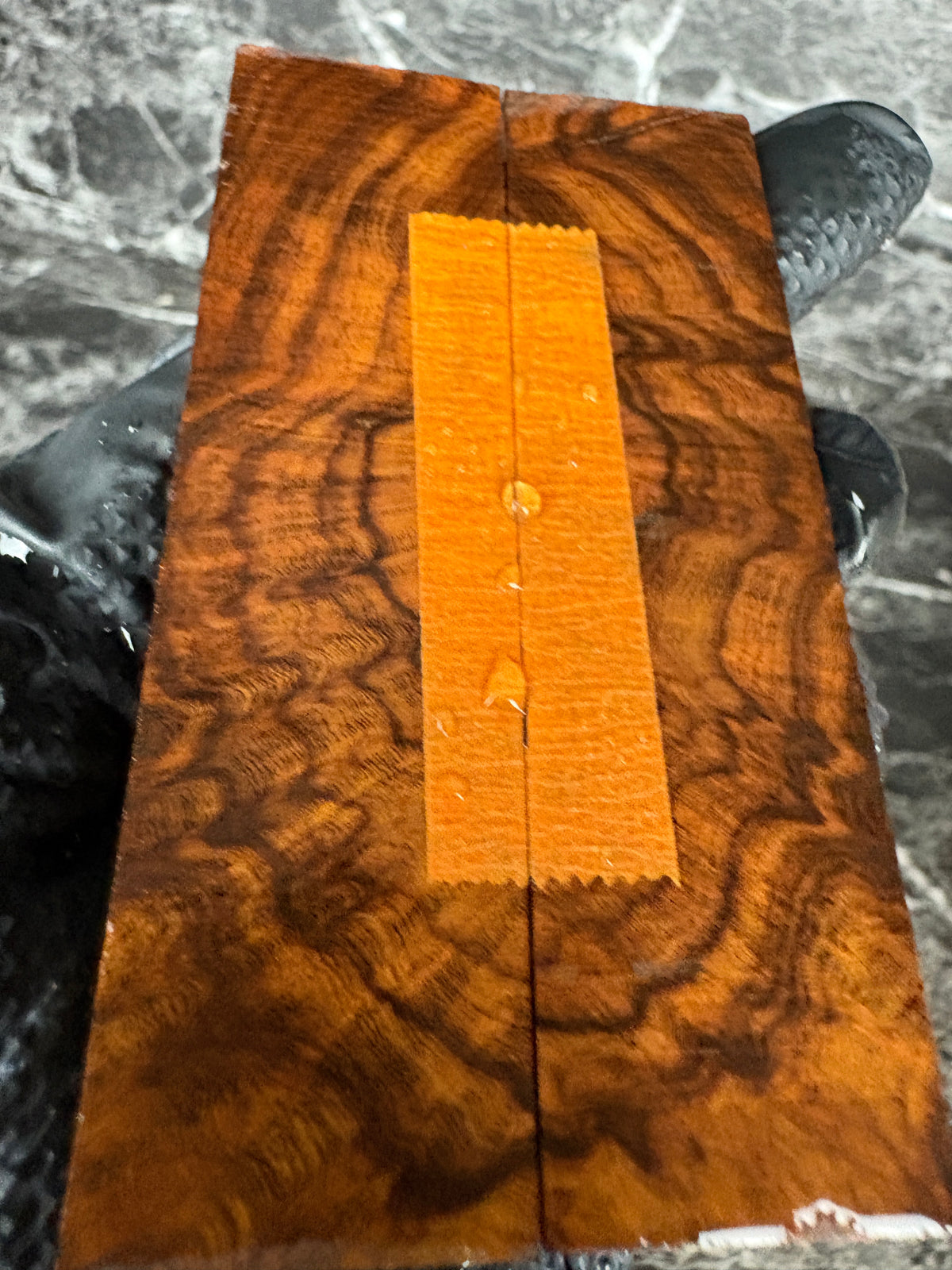 Ironwood Burl Folding Knife Scales IWF106 - 4 x 1 x .13”
