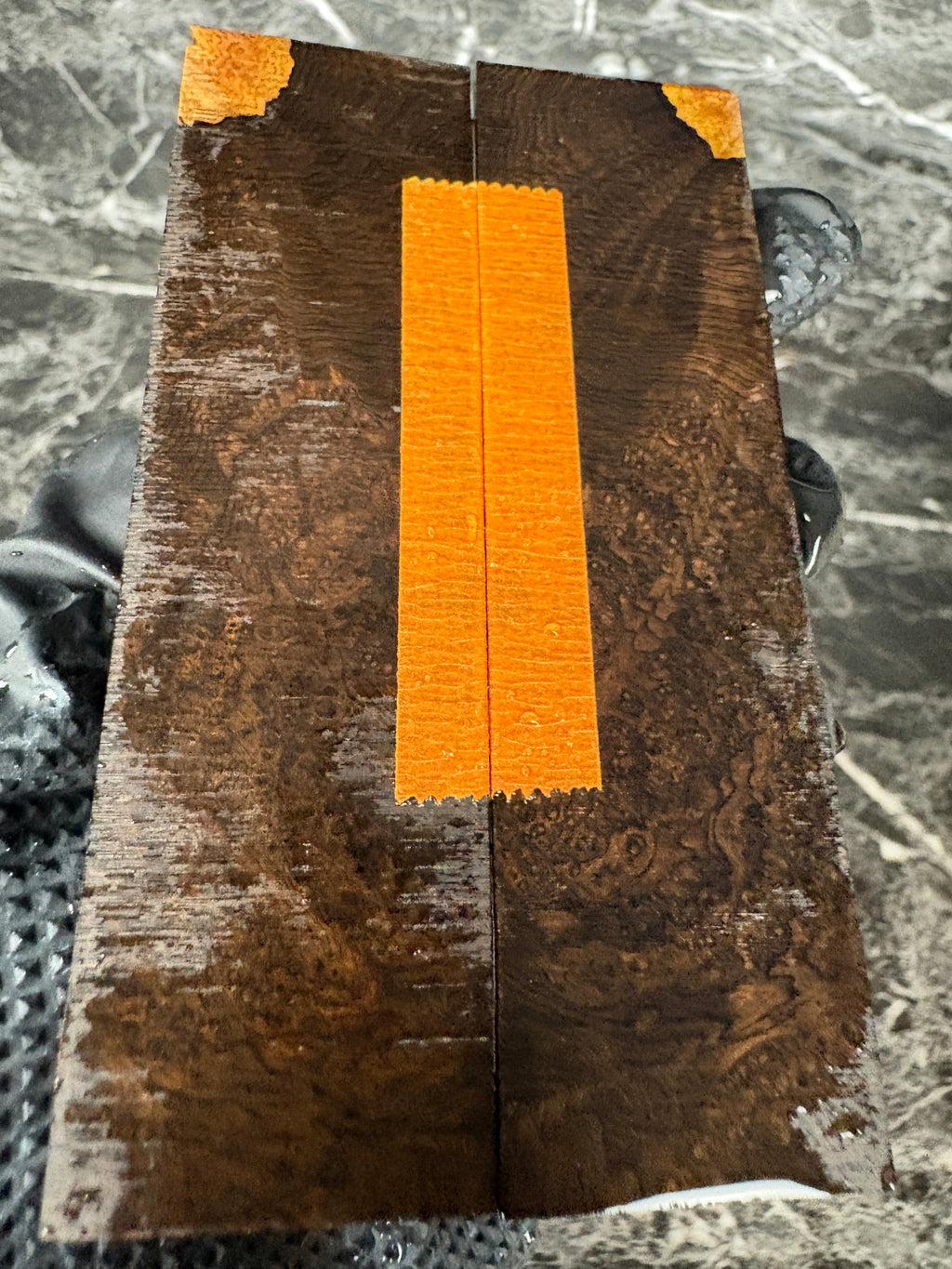 African Blackwood Folding Knife Scales ABF135 - 4.5 x 1.25 x .13”