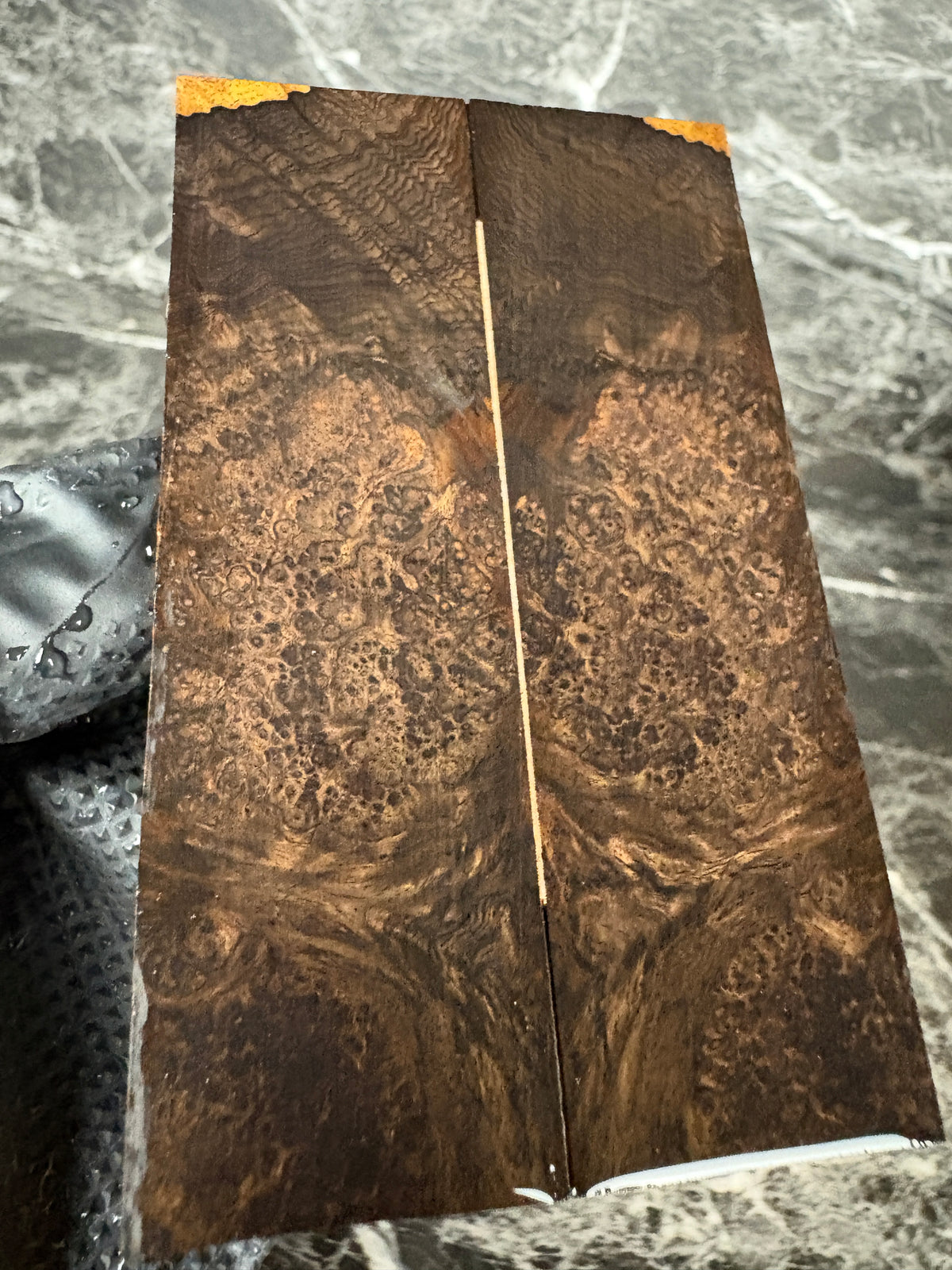 African Blackwood Folding Knife Scales ABF126 - 4.25 x 1.25 x .14”