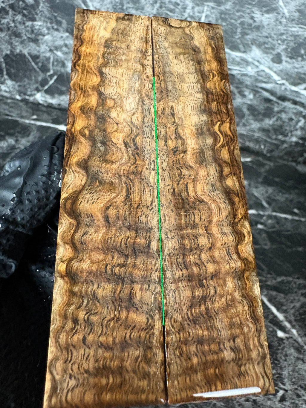Curly Mango Folding Knife Scales HCMF100 - 5.15 x 1.18 x .18”