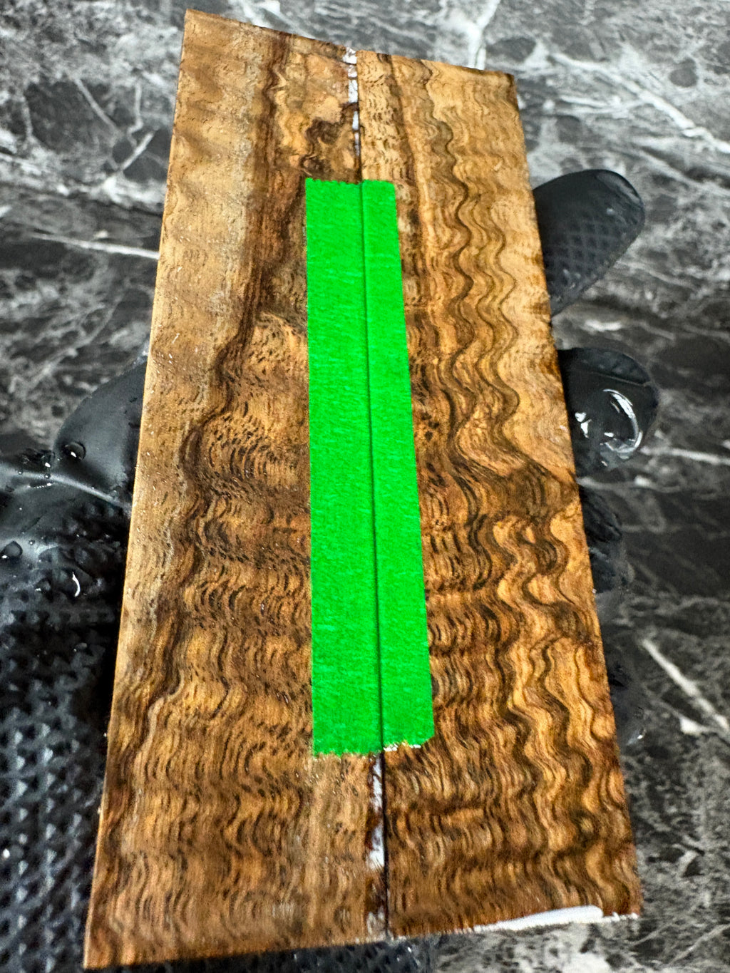 Curly Mango Folding Knife Scales HCMF100 - 5.15 x 1.18 x .18”