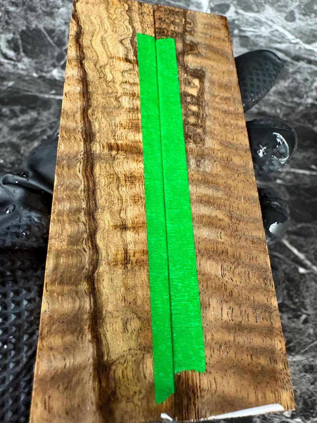 Curly Mango Folding Knife Scales HCMF100 - 5.15 x 1.18 x .2”