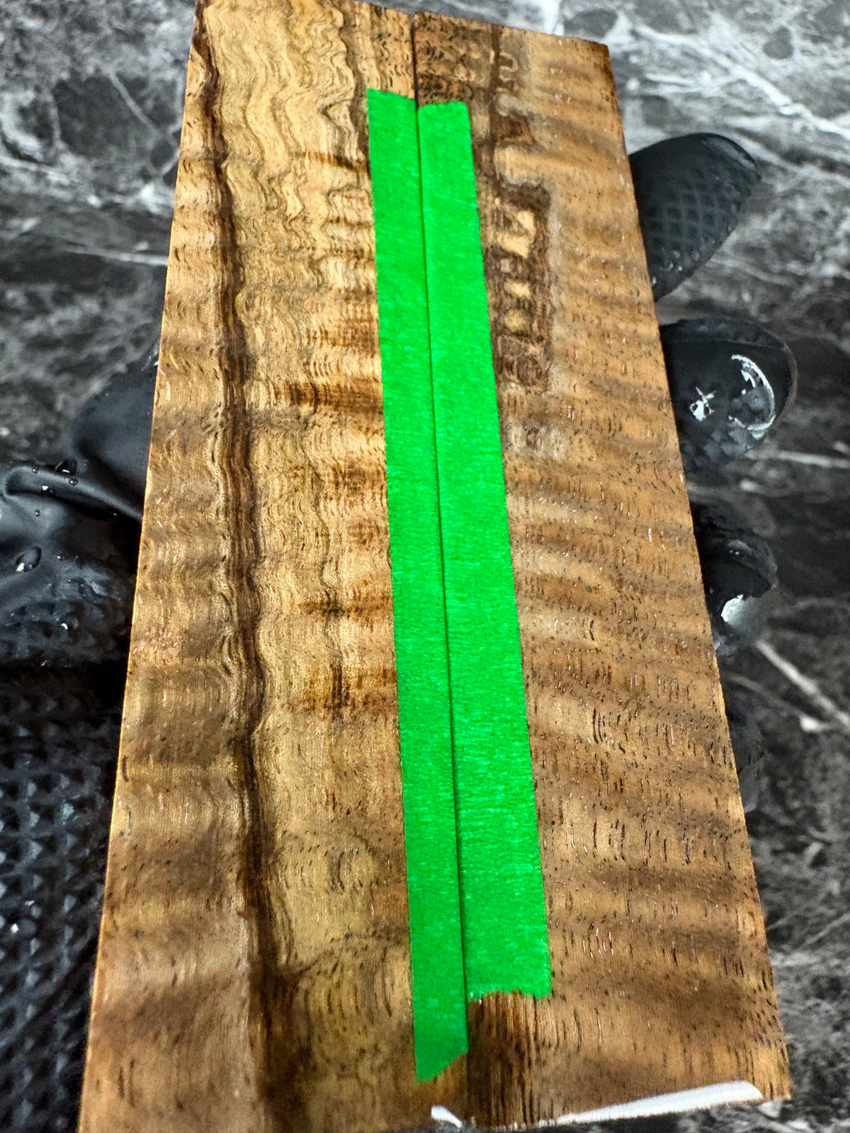 Curly Mango Folding Knife Scales HCMF100 - 5.15 x 1.18 x .2”