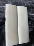 Natural Camel bone Scales w Filler 5 x 1.75 x .2"