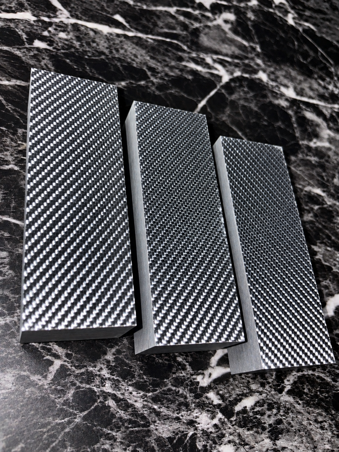 Carbon Fiber Twill Scales & Blocks (1Pc)